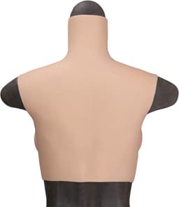 Korte Siliconen Borstprothesen - B-cup - 100% hypoallergene medische siliconen - Wearable Borst - Kunstmatige Nep Borst - Korte Valse Borsten Borst - Siliconen Huid Bodysuit - Voor Crossdresser - Transgender - Mastectomie - Body4Everybody — thumbnail 2