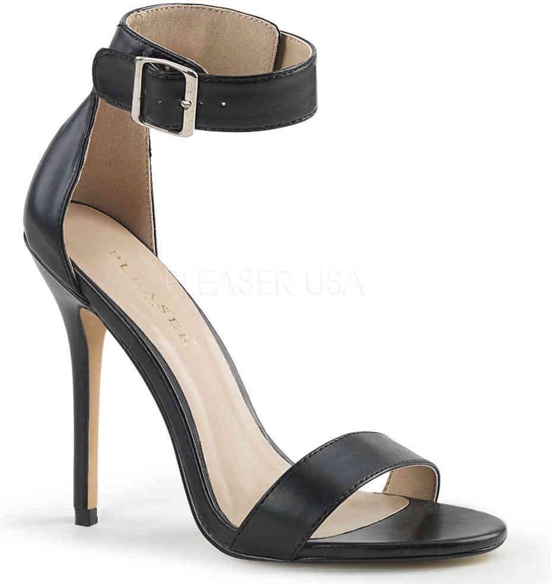 Pleaser - AMUSE-10 Sandaal met enkelband - US 10 - 40 Shoes - Zwart — afbeelding 1