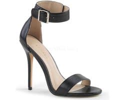 Pleaser - AMUSE-10 Sandaal met enkelband - US 10 - 40 Shoes - Zwart