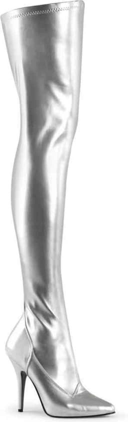 EU 40 = US 10 | SEDUCE-3000 | 5 Plain Stretch Thigh Boot — thumbnail 1