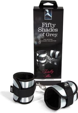 Fifty shades of grey - soft handboeien - zilver — thumbnail 2