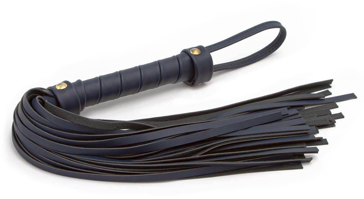 NS Novelties - Bondage Couture Flogger - Bondage / SM Whips and Paddles Blauw — afbeelding 1