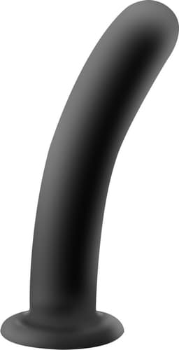 Banoch | Dildo Curvzz Black Large | zwart siliconen | zuignap | Ø 3,2 cm | 20 cm — thumbnail 1