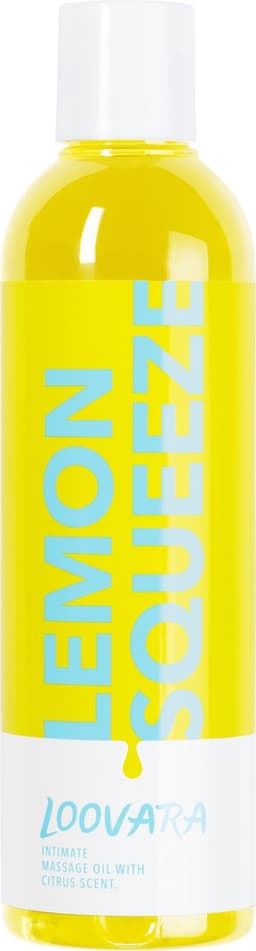 Loovara Massageolie 250 ml - Lemon Squeeze – erotisch & opwindend, met fruitige citrusgeur voor lustvol voorspel en partnermassage | Natuurlijke oliën — thumbnail 5