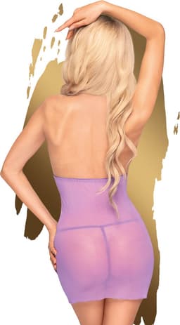 Penthouse Lingerie Bedtime story - Erotische Babydoll met String - Maat S/M - Paars — thumbnail 6