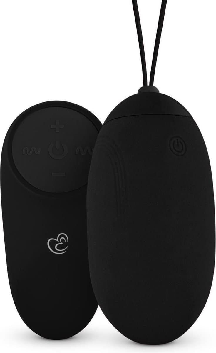 EasyToys - XL Vibrerend Ei Met Afstandsbediening - Vibratie Ei - Koppeltoy - Vibrator voor Vrouwen - Vibrator voor Koppels - Sex Toys voor Vrouwen - Zwart — afbeelding 1