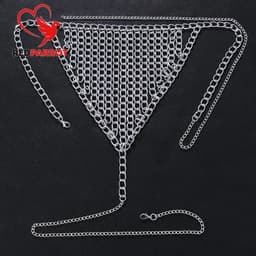 Mini string zilver - Ketting - One size - Slipje - RVS - Verstelbaar — thumbnail 3