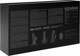 Shots - Switch Pleasure Kit #6 - Vibrator met Verschillende Opzet Stukken black — thumbnail 2