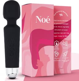 Essential Pleasure Noé - Magic Wand Vibrator - Massagestaaf met Clitoris Stimulator – Vibrators voor Vrouwen – Zwart — thumbnail 1