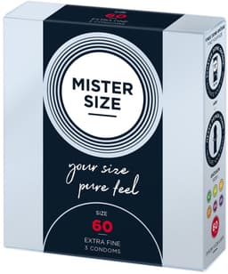 MISTER SIZE 60 Ultra Dunne XL condooms (3 pack) — thumbnail 4