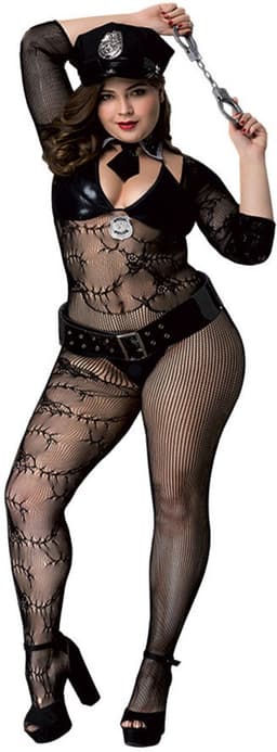 Paris Hollywood - Sexy Politiepakje - Plus Size - XL/XXL — thumbnail 5