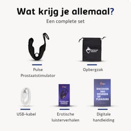 Sensual Desire® 360º Pulse – Prostaat Stimulator met Cockringen – 9 Roteer & Vibratiestanden – Prostaat Vibrator voor Mannen - Sex Toys voor Koppels – Anale speeltjes – Inclusief Erotische Luisterverhalen — thumbnail 10