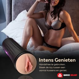 Quick Relief Rosie™ - Blowjob simulator - Blowjob masturbator - Suction Cup - Sex toy - Pocket Pussy — thumbnail 7