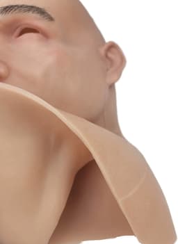 BamBella® - Masker - Realistische man - SIliconen Mask Anoniem heren bijna echt — thumbnail 7