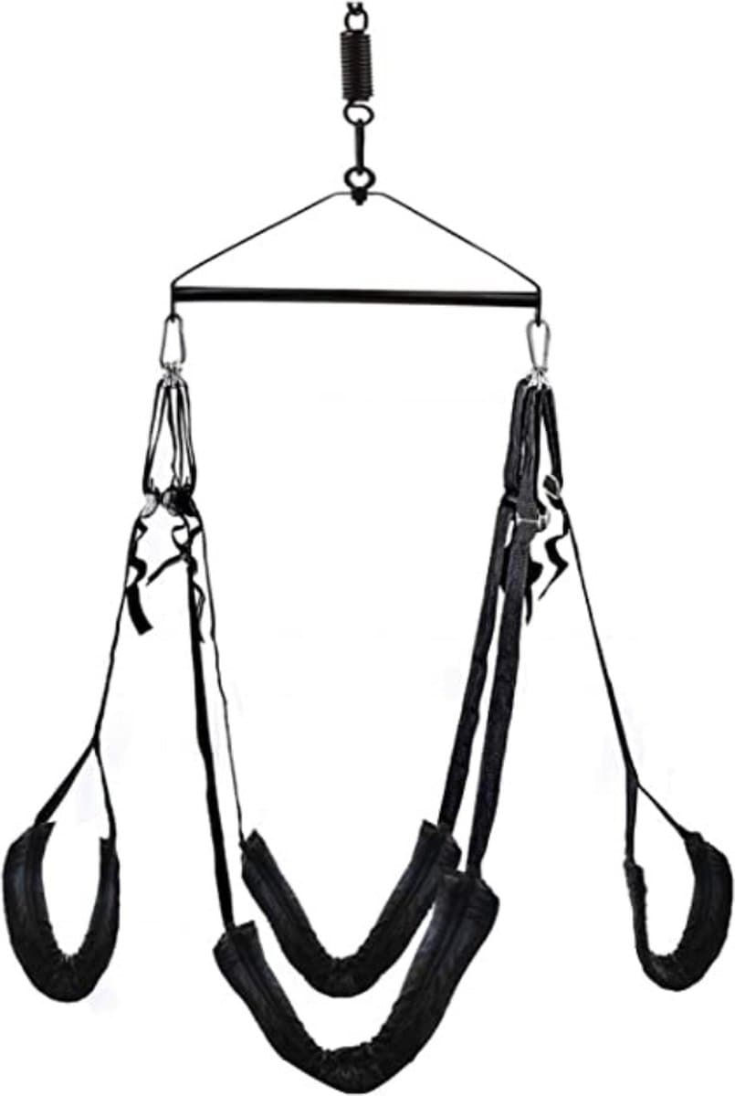 Liefdesschommel - Seksschommel - Deluxe Set Breed en Comfortabel Gestoffeerd - Zitting voor Koppels - 200 kg (zonder houder, ook voor de deur) - Seksschommel — afbeelding 1