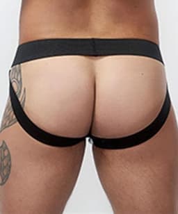 Mister b neoprene jockstrap black blue xs — thumbnail 2