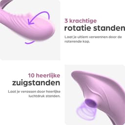 Sinsaa Vibrator 3-in-1 - Sex Toys voor Koppels & Vrouwen - Vibrators voor Vrouwen - Intense G-Spot & Clitoris Stimulator - Dildo Vibrators — thumbnail 3