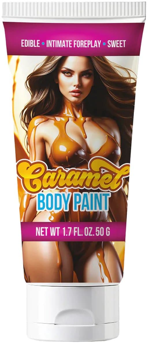 Pharmquests by Shots Bodypaint - Karamel - 1,7 fl oz / 50 ml erotische bodypaint - Bruin — afbeelding 1