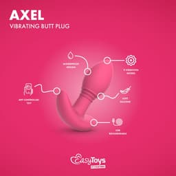 EasyConnect - EasyToys - Vibrerende Buttplug Axel via App - Koppel Vibrator - Buttplugs - Sex Toys voor Vrouwen - Vibrators voor Vrouwen - Sex Toys voor Mannen - Sex Toys - Vibrator - Vibrator voor Koppels - Roze — thumbnail 4