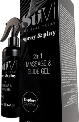 StiVi - Spray&Play 2in1 Massage & Glijmiddel - 100 ml — thumbnail 2