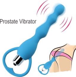 Trillende Prostaat Vibrator I Prostaat Stimulator I Anaal Vibrator I Clitoris en G Spot Stimulatie I Op Batterijen I 2 Standen I Zwart — thumbnail 2