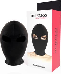 DARKNESS BONDAGE | Darkness Submission Mask Black | Extreme BDSM | Fetish Mask | BDSM Mask | Bondage Accessories | Black Mask — thumbnail 1