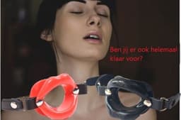 Erodit® Sexy Lips open mond gag - Siliconen Zwarte lippen gag - Fetish gag - Open mond gag - Mond gag - O-ring gag - SexToy - BDSM - Sex bondage spel mannen - Erotiek - Seks speeltjes koppels - Mannen - Vrouwen — thumbnail 10