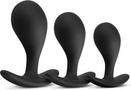 Anaal Plug Set - Zwart — thumbnail 4