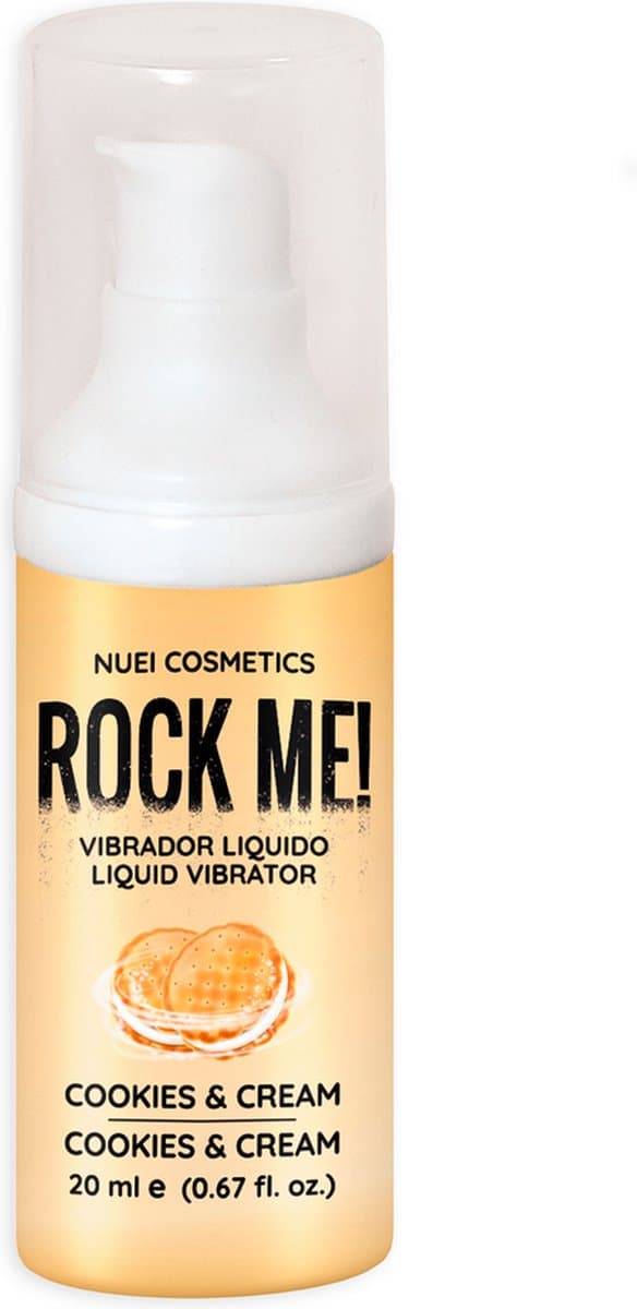 NUEI COSMETICS Rock Me! Liquid Vibrator Cookies And Cream 20 Ml — afbeelding 1