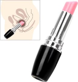 Lipstick Vibrator I Mini Vibrator I Lippenstift Vibrator voor Vrouwen I Clitoris en G Spot Stimulatie I Zwart — thumbnail 7