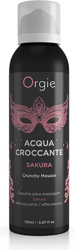 Orgie - Acqua Croccante Crunchy Massage Mousse Kersenbloesem 150 ml — thumbnail 3
