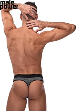 Male Power Sport String grey S/M — thumbnail 3
