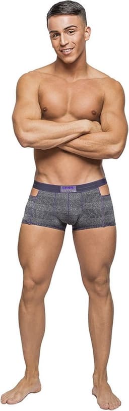 Male Power Heather Haze - Cutout Short grey L — thumbnail 1