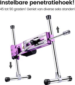 Pro 1 Premium Seksmachine 2.0 Smart APP met dildo en remote Paars — thumbnail 20