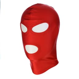 Kiotos - BDSM Hood Classic Met 3 Gaten - Rood — thumbnail 1