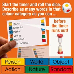 Mini Spel - Reisspel Partygame - Woorden Beschrijven - Compact Reisformaat - 1.0 Stuk - Multicolor — thumbnail 3