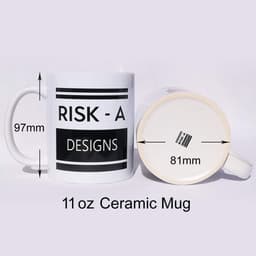 Koning en Koningin Mok Set - Koppels Mokken - Cadeau Geven - Onbeleefd Design - 11 Ounces - Wit — thumbnail 3