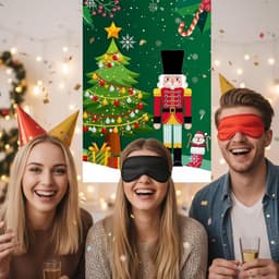 Kerst Spelletjes - Interactief Speelgoed - Familie Feestjes - Grappige Uitdaging - 51 x 28 cm — thumbnail 3