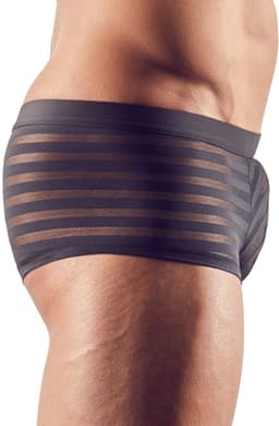 Zwarte semi-transparante herenshort 2XL — thumbnail 5