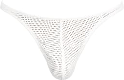 Barcode Berlin Thong Lor White - MAAT XL - Erotisch Heren Ondergoed - String voor Man - Sexy mannen String — thumbnail 1