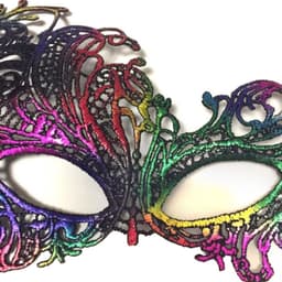 Bondage oogmasker met Venetiaanse uitstraling - Kant - multikleur - one size — thumbnail 2