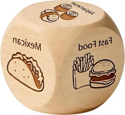 Houten Dobbelstenen - Beslisserspel - Romantische Avonden - Stimuleert Interactie - 3x3cm - Uniek — thumbnail 1
