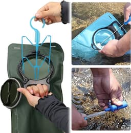 Drinkrugzak reinigingsset - Slang reiniger - Hydratatie Onderhoud - Draagbare 4-in-1 - 313 x 18 cm - Blauw — thumbnail 5