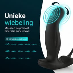 Dailyplay Prostaat Vibrator met Cockring – Verwarmende Anaal Stimulator met Afstandsbediening – Buttplug Dildo Vibrator – Sex Toys voor Mannen & Koppels – Anale Seks Speeltjes — thumbnail 5