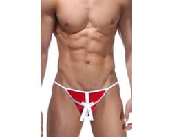 Rode Fluwelenmannen Tanga - Luxe Ondergoed XS S M L XL Comfortabel en Stijlvol