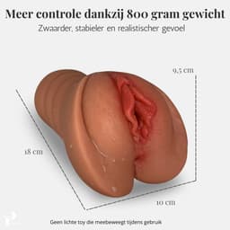 Pillow Pleasure® Sabrina – Masturbator voor man – Realistisch pocket pussy 2-in-1 – Sekstoys voor mannen – Perfect voor beginners — thumbnail 7