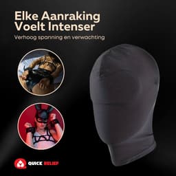 Quick Relief Mask™ - BDSM Masker - Set van 2 SM Maskers - Erotiek - Sexy Masker - Spannend voor Koppels - Bondage Seks - Fetish masker - Bondage masker — thumbnail 12
