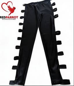 Uitgeholde erotische broek - Heren - Elastisch - Zwart — thumbnail 4