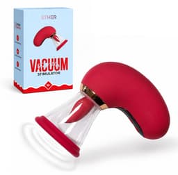 STHER Nipple & Clit Sucker met APP– Vibrator voor Vrouwen – Tepelzuiger & Clitoris Stimulator – App-gestuurd – 5-in-1 Seksspeeltje – Waterproof — thumbnail 1