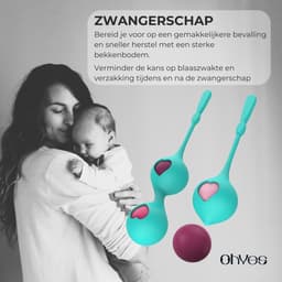Bekkenbodemtrainer voor vrouw - Vaginale balletjes - Geisha ballen - Kegel Balls met 6 verschillende gewichten — thumbnail 8